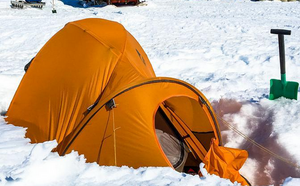 What is some recommended gear for a cold weather outdoor camping?