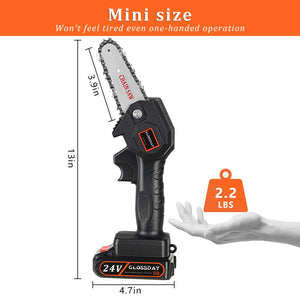 4-Inch Cordless Electric Portable Chainsaw