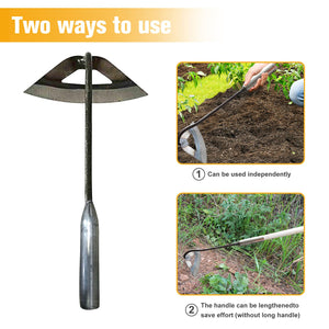 Steel Hardened Hollow Hoe